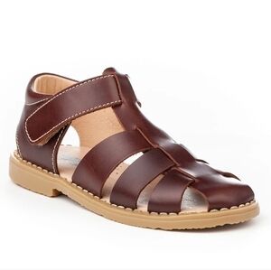 ANGELITOS | Boys Brown Leather Fisherman Sandals